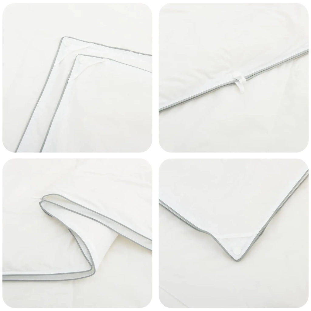 Set di piumone e cuscini 3 pcs 140x220 cm 4 stagioni Lana 3441564