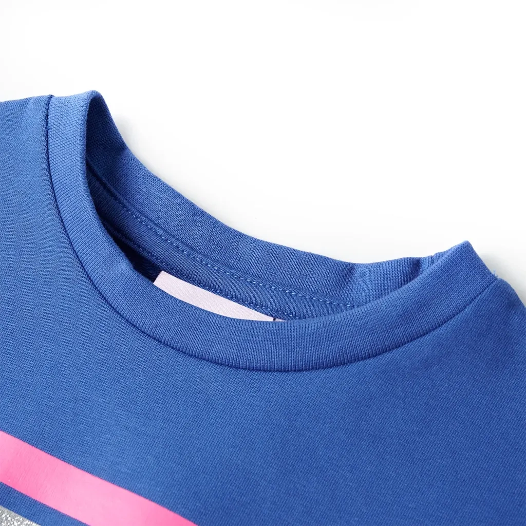 Abito per Bambini con Coulisse Blu Cobalto 104 11120