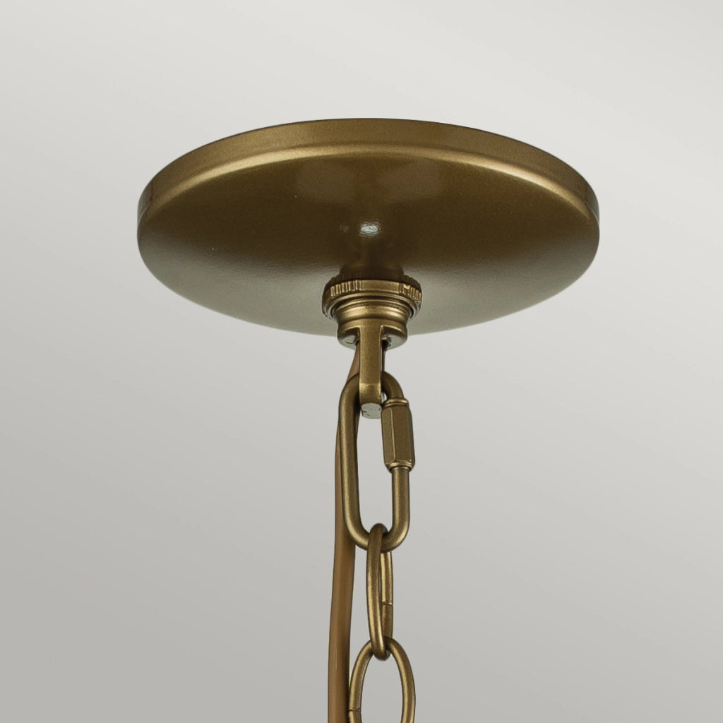 Lampada sospesa esterna classica bronzo E27 Feiss Redding