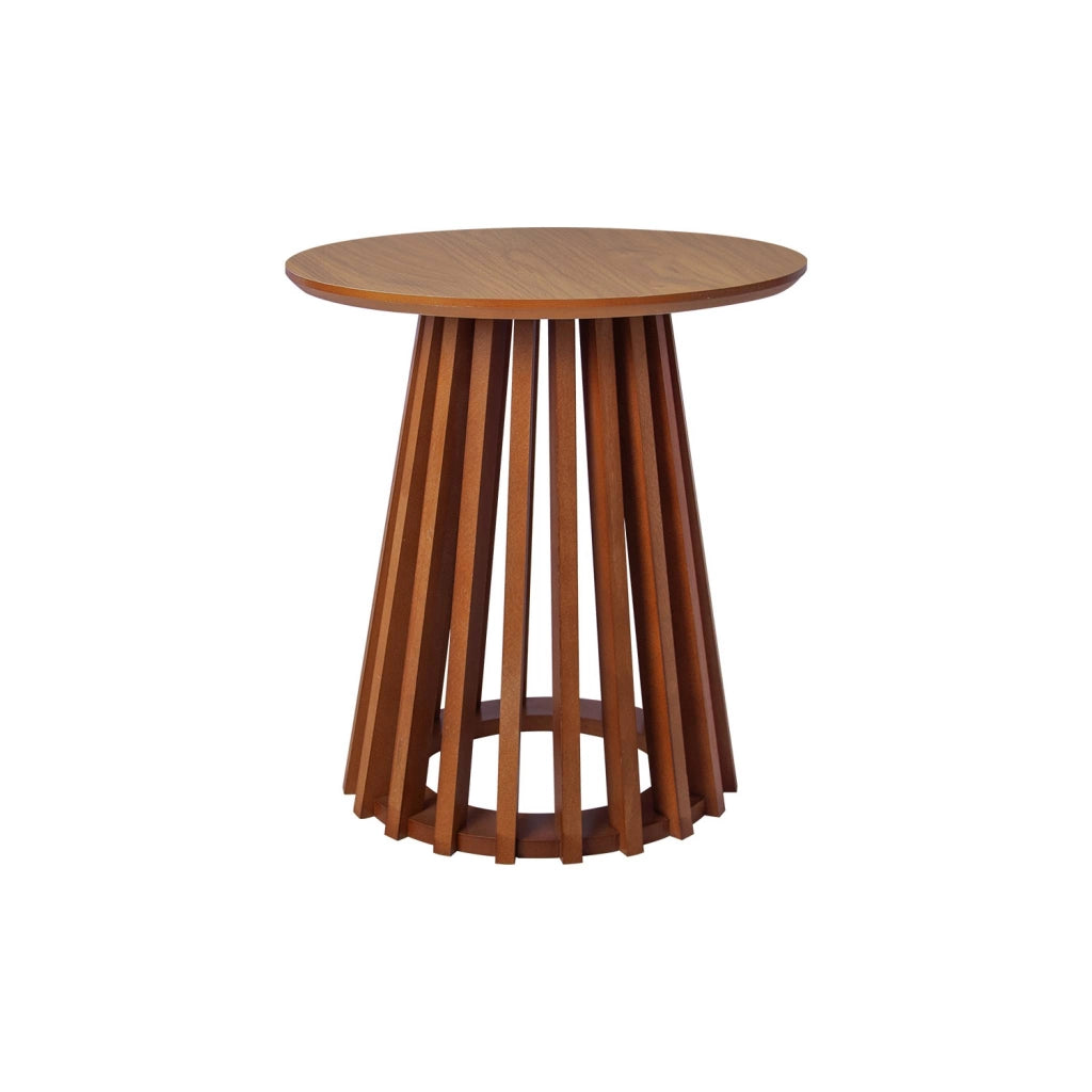 Set di 2 tavolini rotondi in noce ø40cm e ø60cm i sweeek