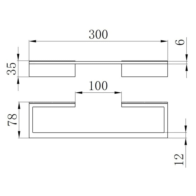 Porta salviette 30 cm cromato – Serie City