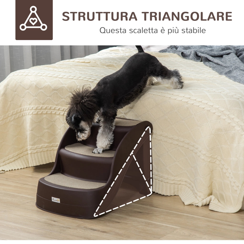 Scaletta per Cani Pieghevole ¨C Minimal ¨C 49x38x38 cm, Marrone