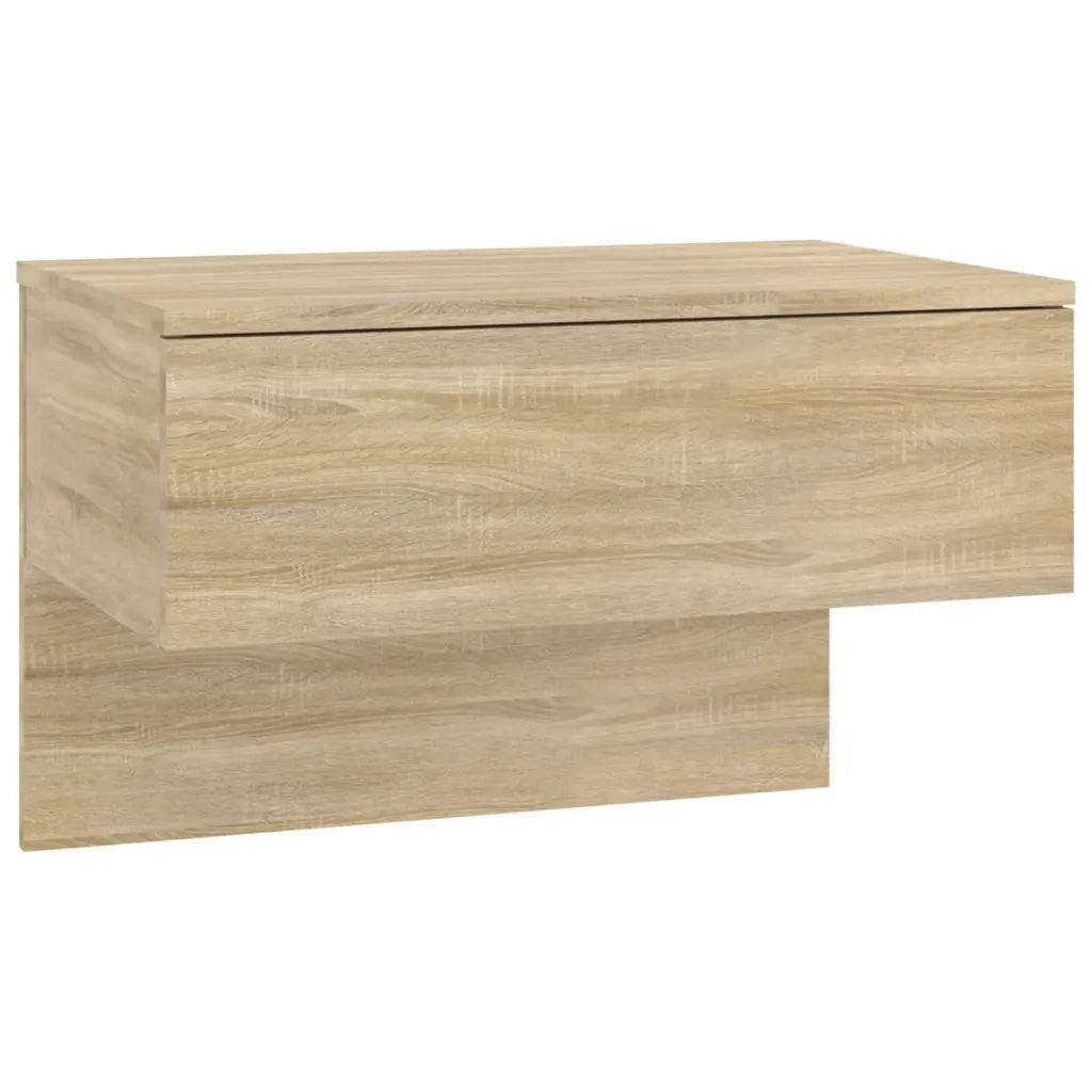 Comodini a Muro 2 pz Rovere Sonoma 810942