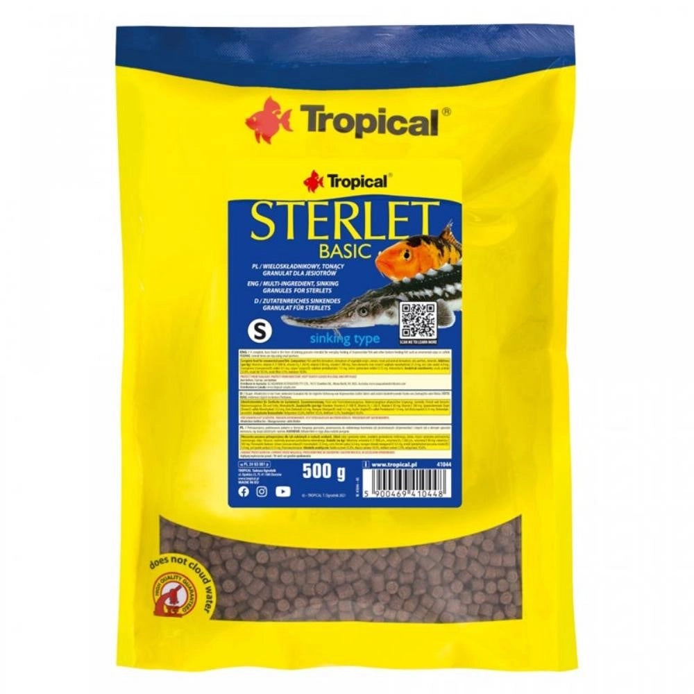 Tropical Sterlet Basic size S busta da 1L/500gr - mangime base per Storioni