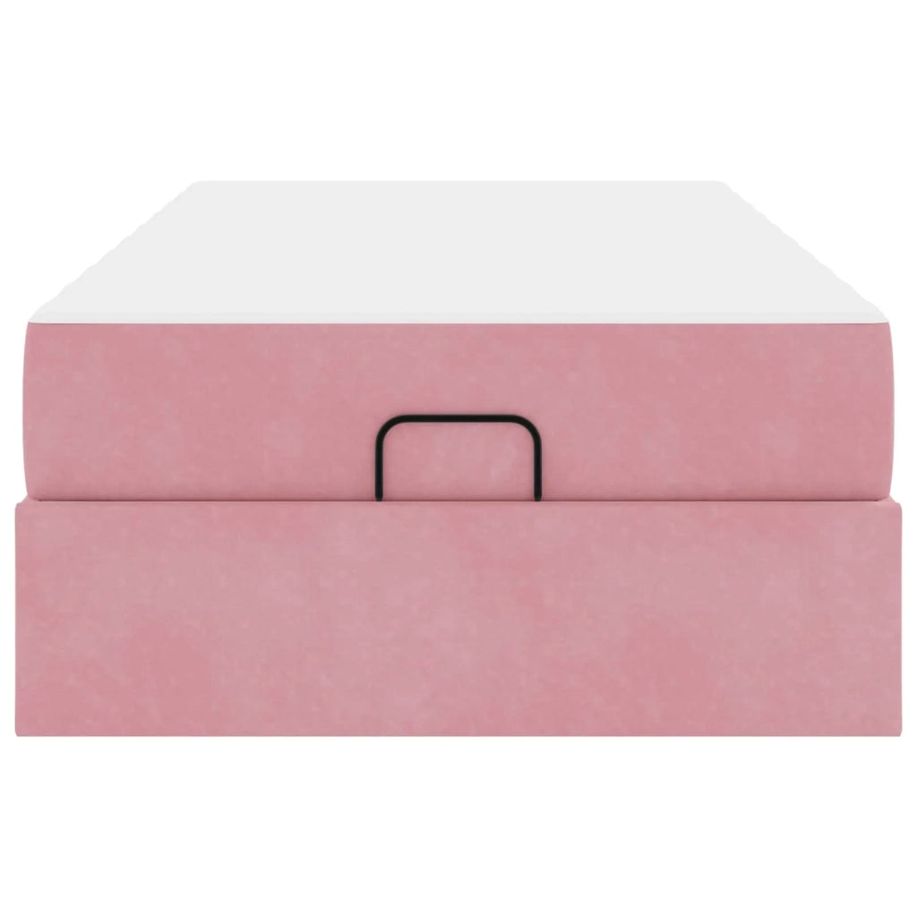 Struttura letto con materasso 2 pcs Rosa Velluto 3399527