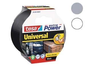 NASTRO TELATO EXTRA POWER UNIVERSALE- - mm.50 in rotoli da mt 10 - grigio - 6 pezzi TESA