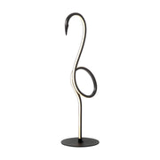 Lampada da tavolo moderna nera Flamingo Elstead LED 6W
