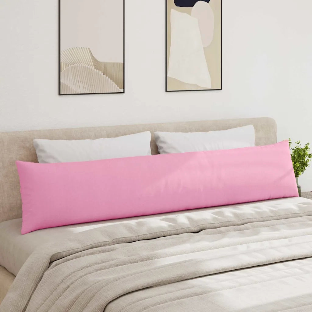 Cuscini da Divano 2 pcs Rosa 200 x 40 cm Tessuto 42013883