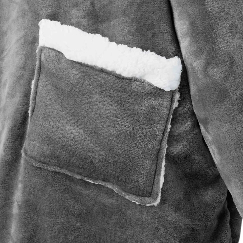 Felpa coperta Grigio scuro L Pile e Flanella CFW2577357
