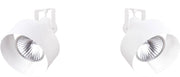 Plafoniera Sigma Rif Plus bianca 2 spot E27 15W