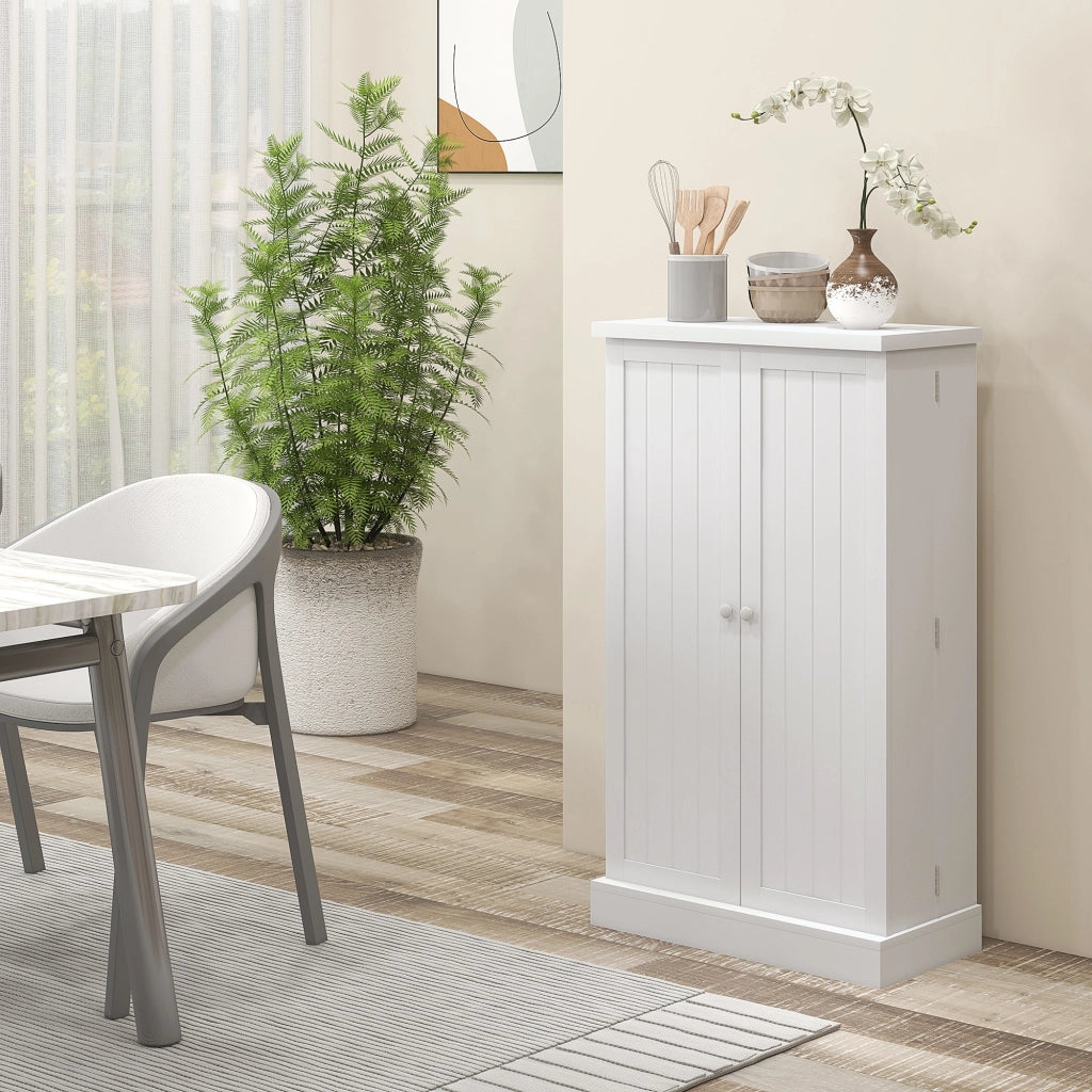 Armadio Cucina con Ripiani e Ante ¨C Minimal ¨C 60x30x104 cm Bianco