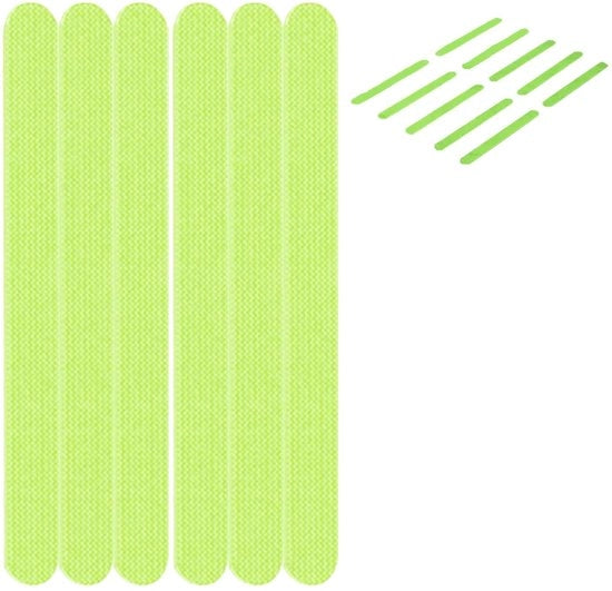Segnalatore di scala luminoso - 20 x 2 cm - Ideale per scale e mura - Set di 6 pezzi
