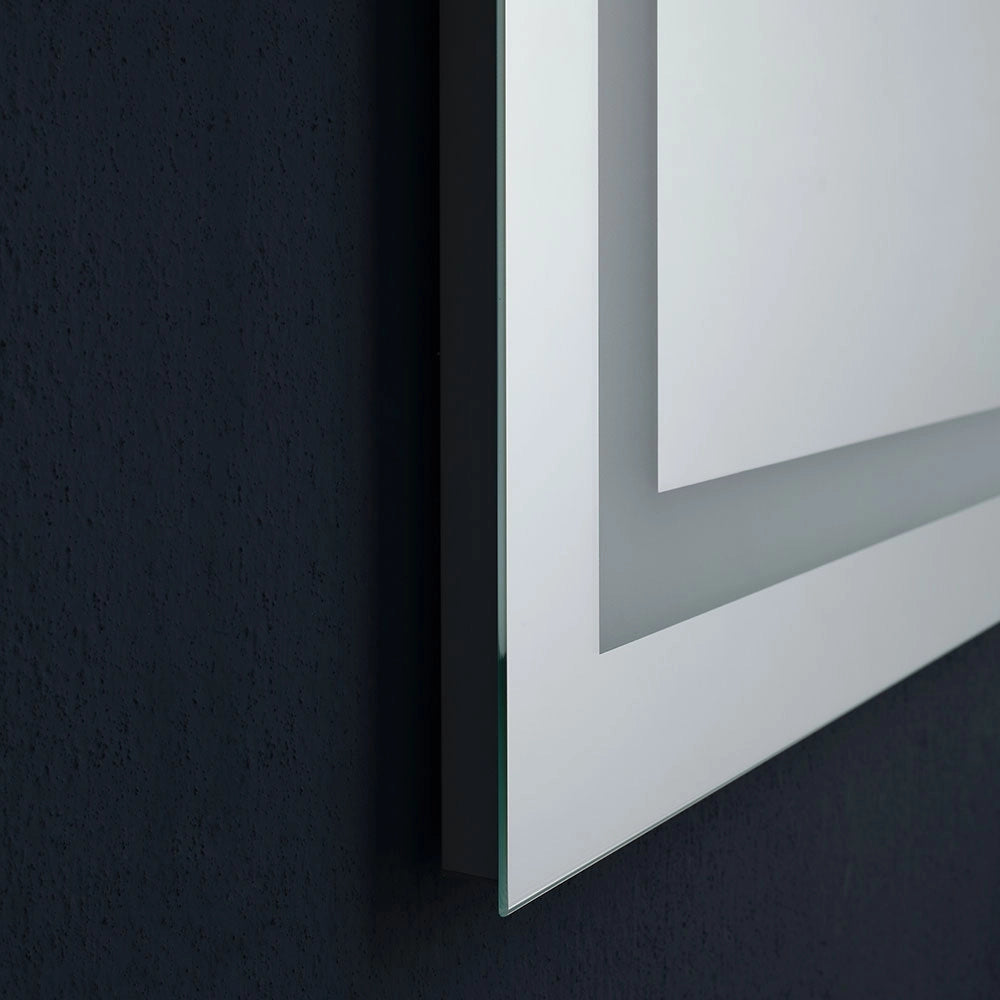 Specchio bagno 90x60 a led touch reversibile
