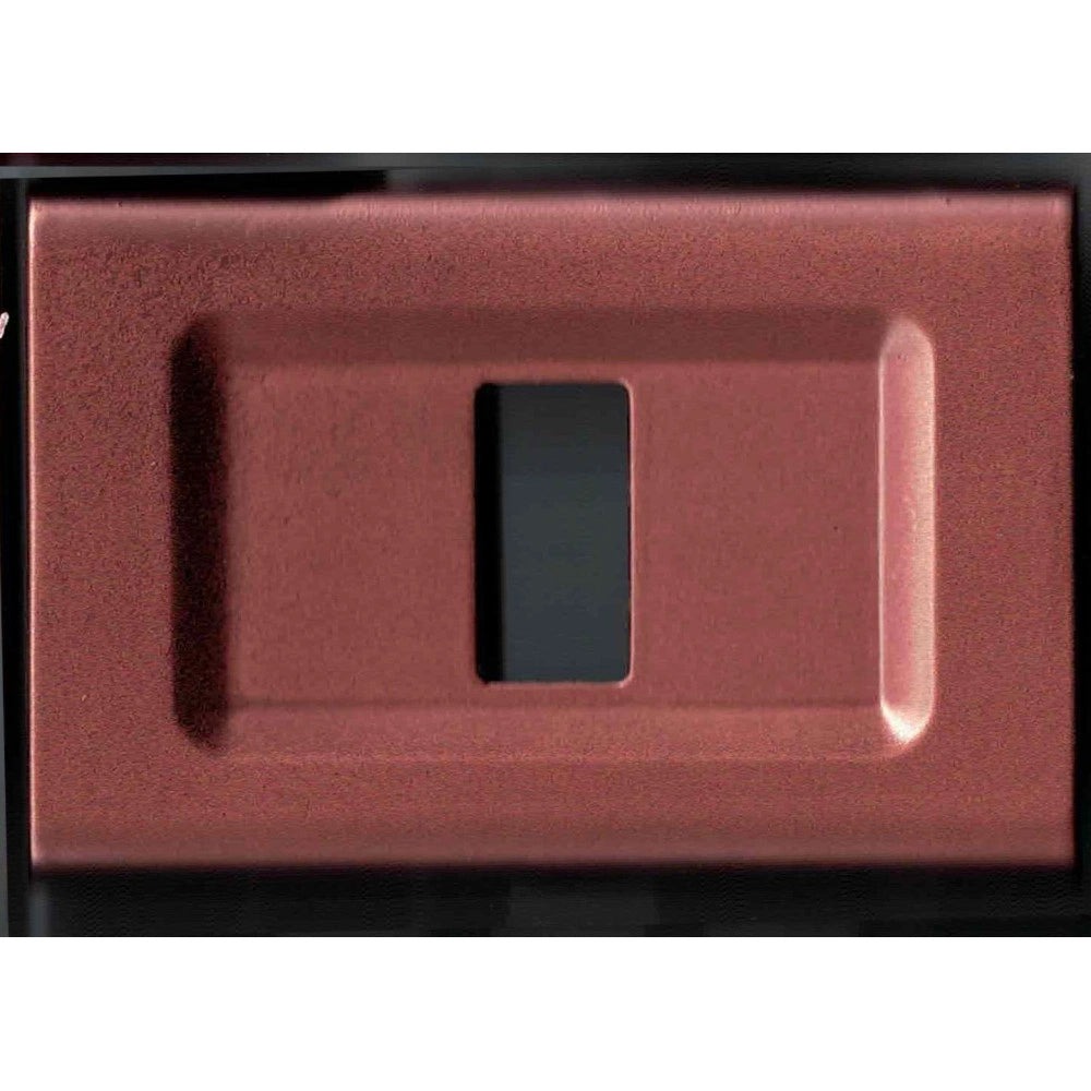 Trade Shop - Placchette Placche In Abs Serie Magic Elite Bticino Compatibili Color Copriprese - Rame -1 Foro     -