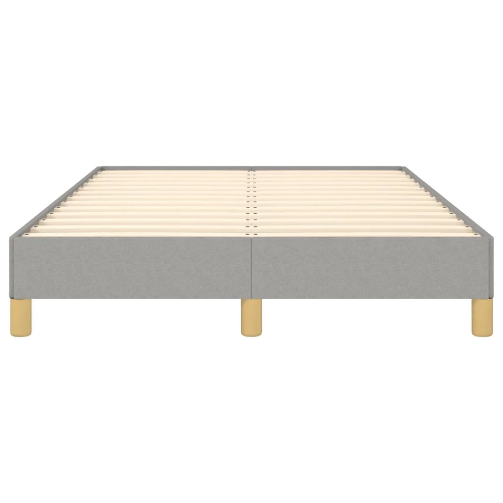 Letto matrimoniale | Letto per adulti | Giroletto senza Materasso Grigio Chiaro 120x190 cm in Tessuto