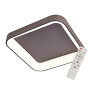 LÚZETE - POWELL 96W LAMPADA DA SOFFITTO A LED DIMMERABILE MARRONE