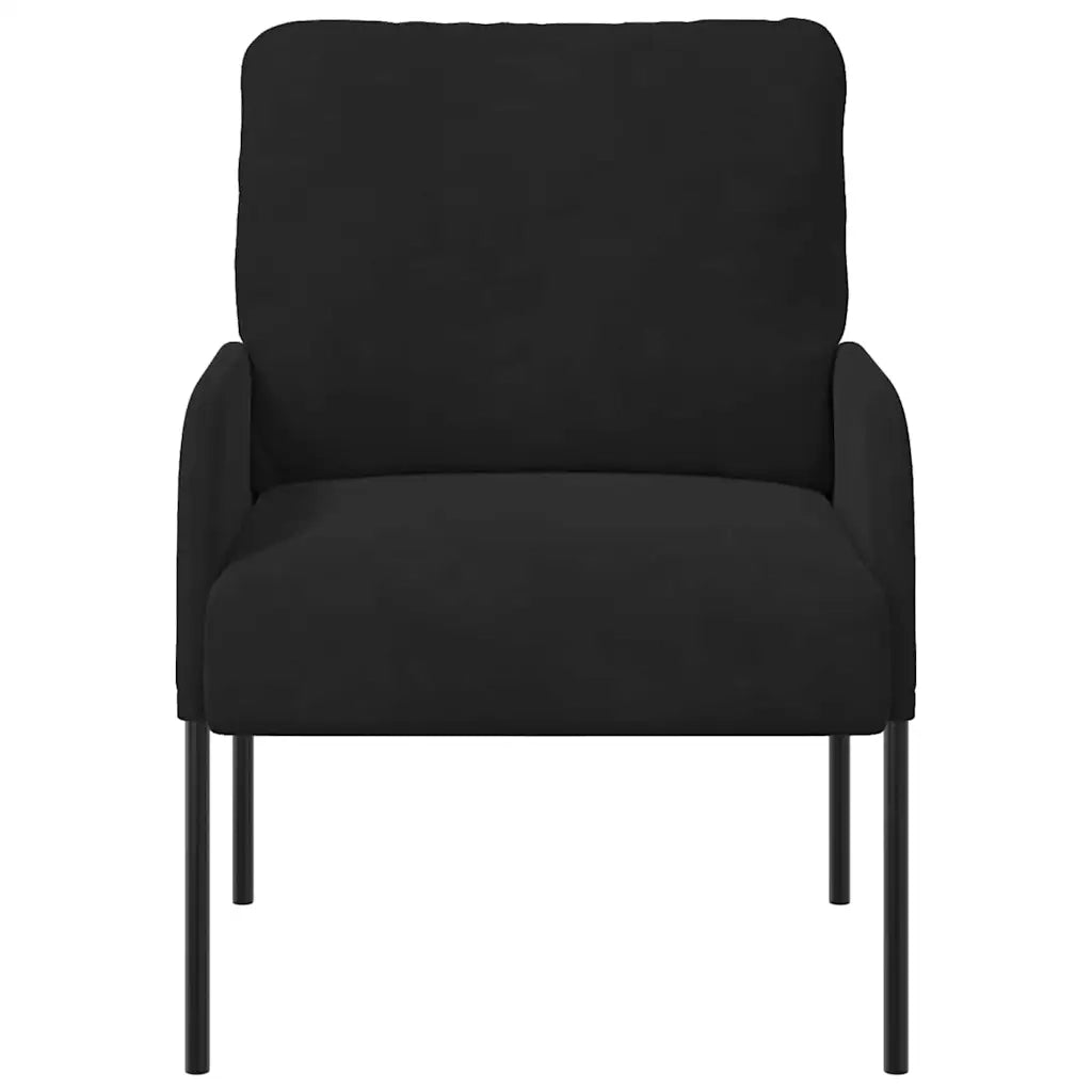 Divano | Divano da soggiorno | Sofa con cuscino 55cm Nero Legno compensato