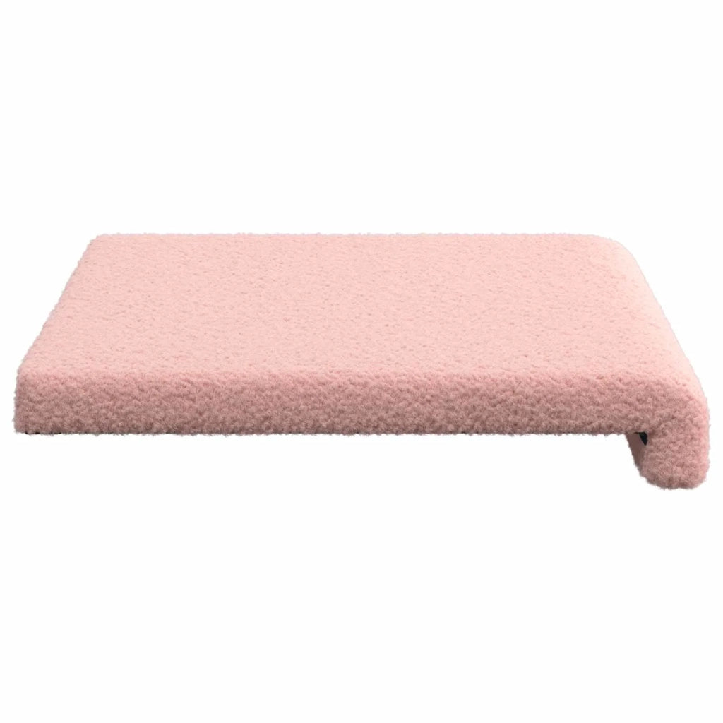 Cuscino per panchina Tessuto Sherpa Rosa Profondità 35 cm 42043228