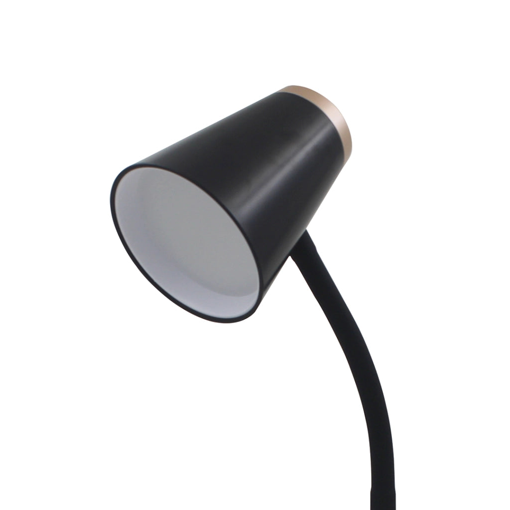 Lampada da scrivania nera flessibile LED 4,5W 4000K Chico