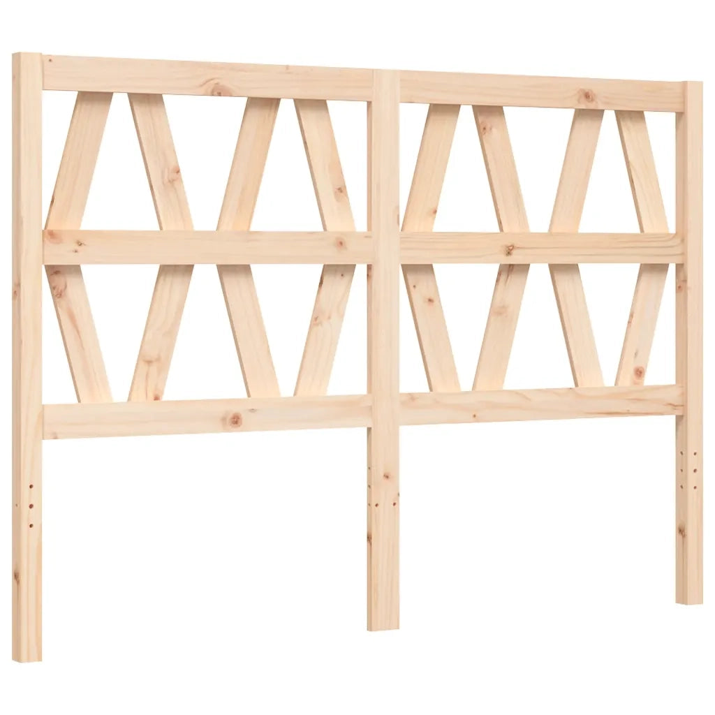Letto senza Materasso-Struttura Letto 140x190 cm in Legno Massello di Pino 482193