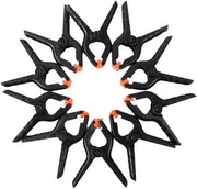 Set di viti di fissaggio in plastica per DIY hobbisti per lavorazione del legno clip per studio fotografico, 10 pezzi