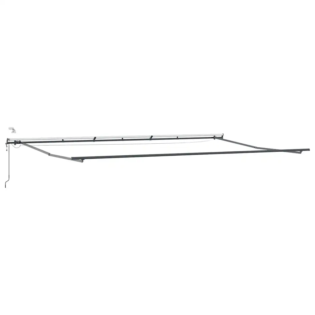 Tenda da Sole con Antracite 6 x 3 m Metallo 313264
