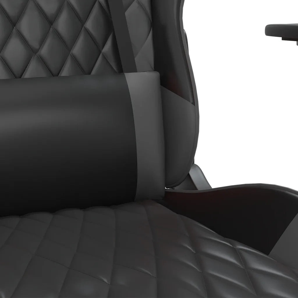Sedia da Gaming Nera e Grigia in Similpelle 3143757