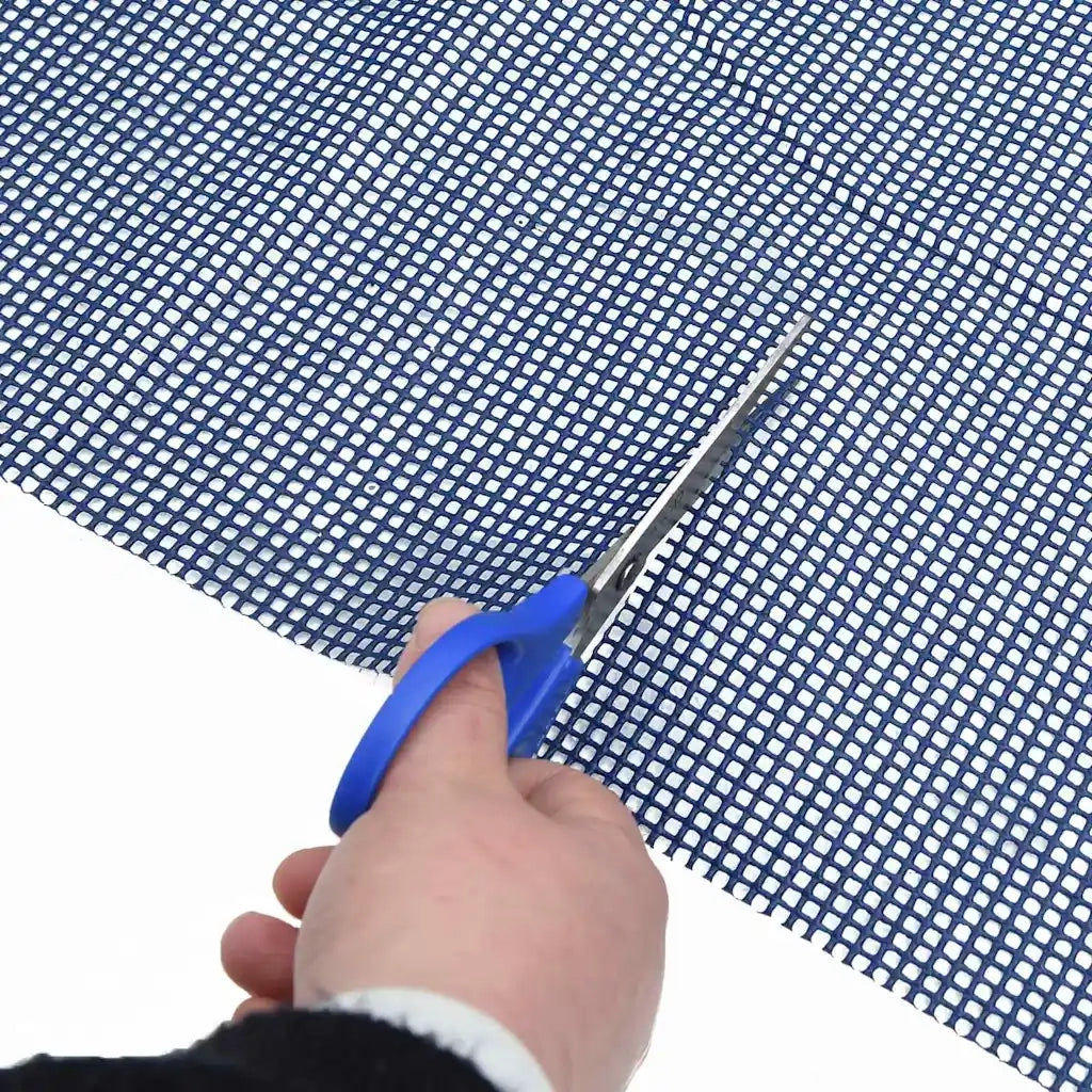 Tappeto da Tenda Blu 400 × 350 cm Poliestere 42002783