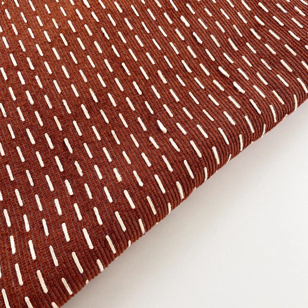 TAPPETO TRECCIA 60X90CM TERRACOTTA IN COTONE