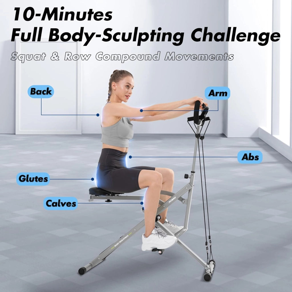 Bicicletta Ellittica Squat Machine ¨C Xylo ¨C Grigio