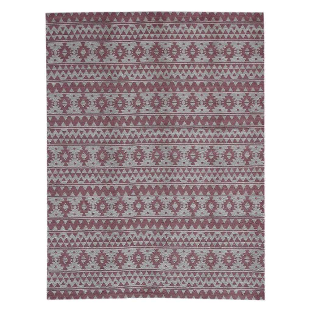 Tappeto Sunny Pink con motivo etnico per interno ed esterno
