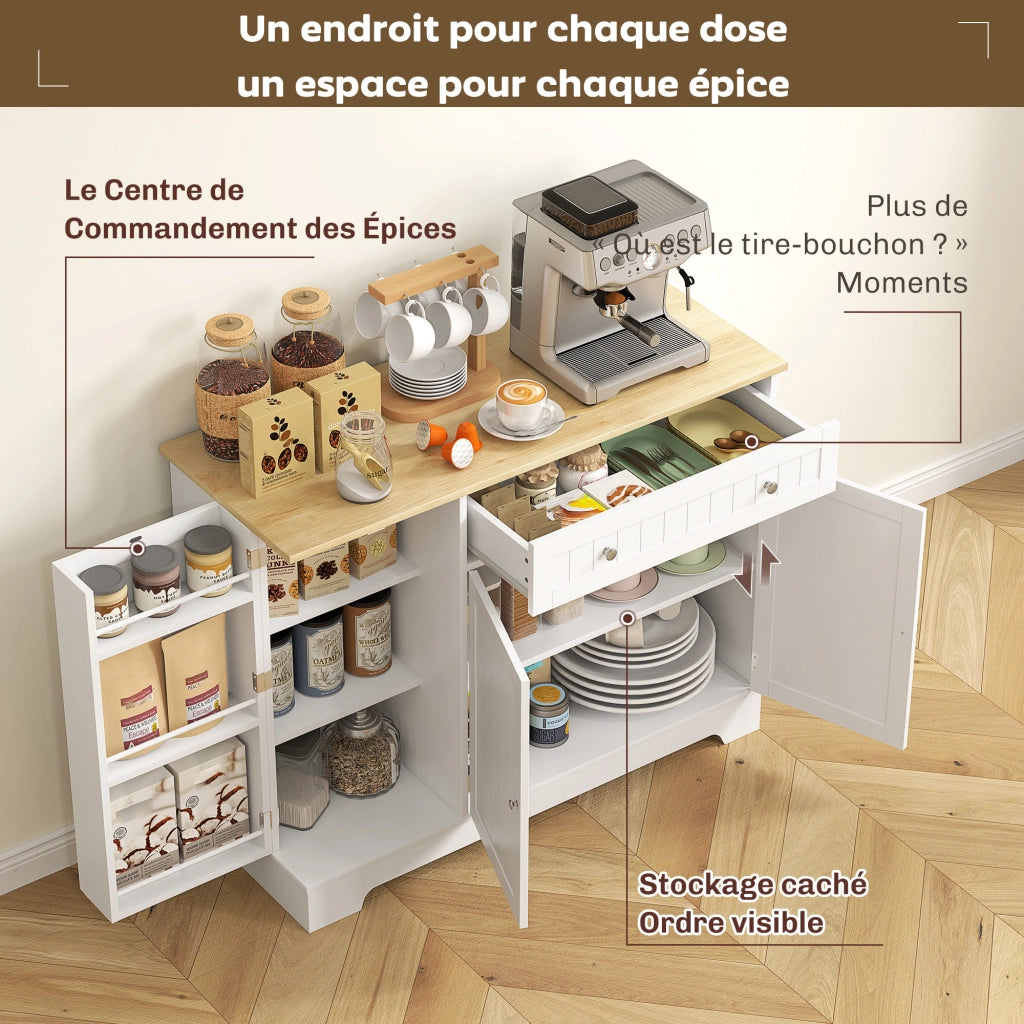 Armadio da cucina ¨C Minimal ¨C bianco 105x40x83cm