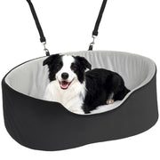 Sedile Auto per Cani Piccoli e Medi ¨C Minimal ¨C Nero 40x60x30