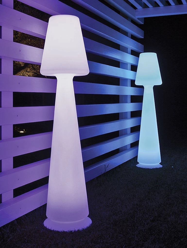 LAMPADA PIANTANA LED MULTICOLORE CON TELECOMANDO MOD.CHLOE CM.39X165