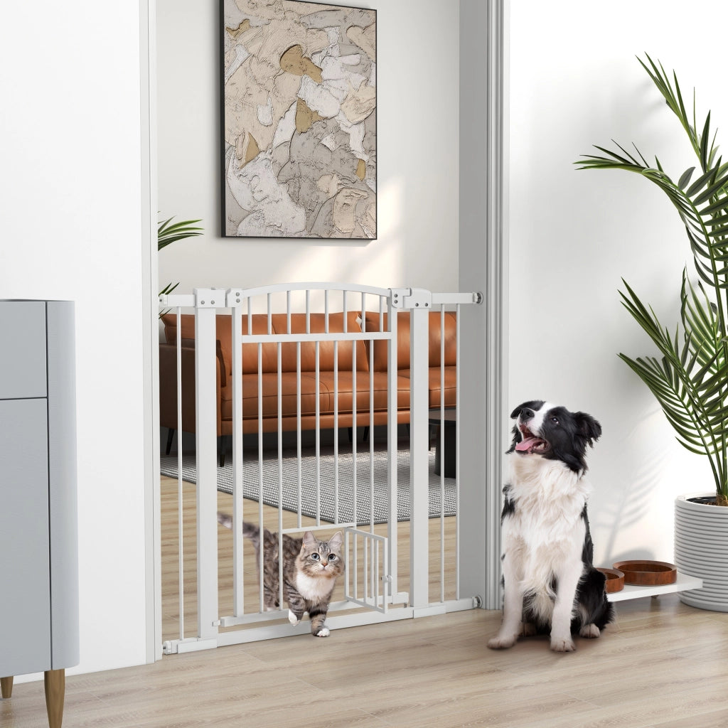 Barriera di sicurezza per cani ¨C Minimal ¨C Bianco 76-104 cm