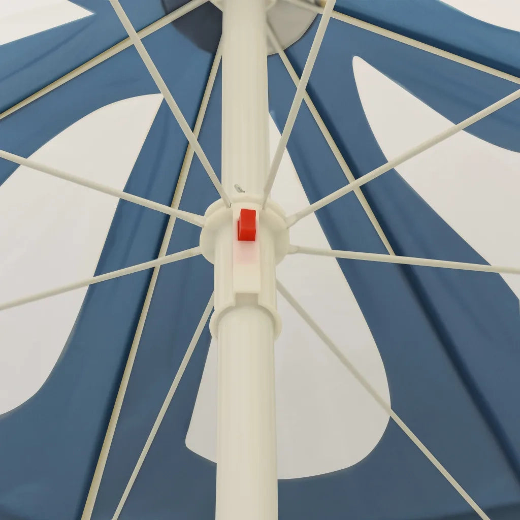 Ombrellone da Spiaggia-Ombrellone da mare Blu 240 cm 216148
