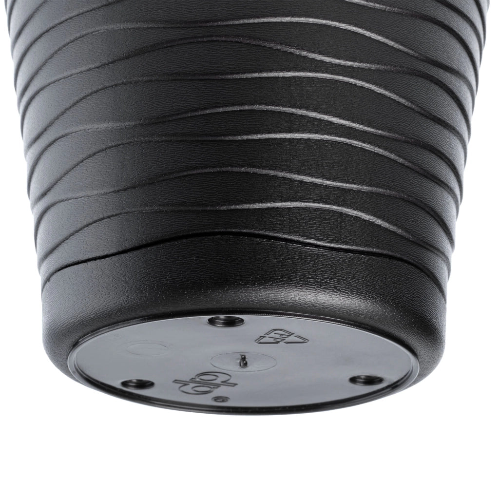 Vaso da fiori KADAX da 13 cm, coprivaso in plastica con supporto.