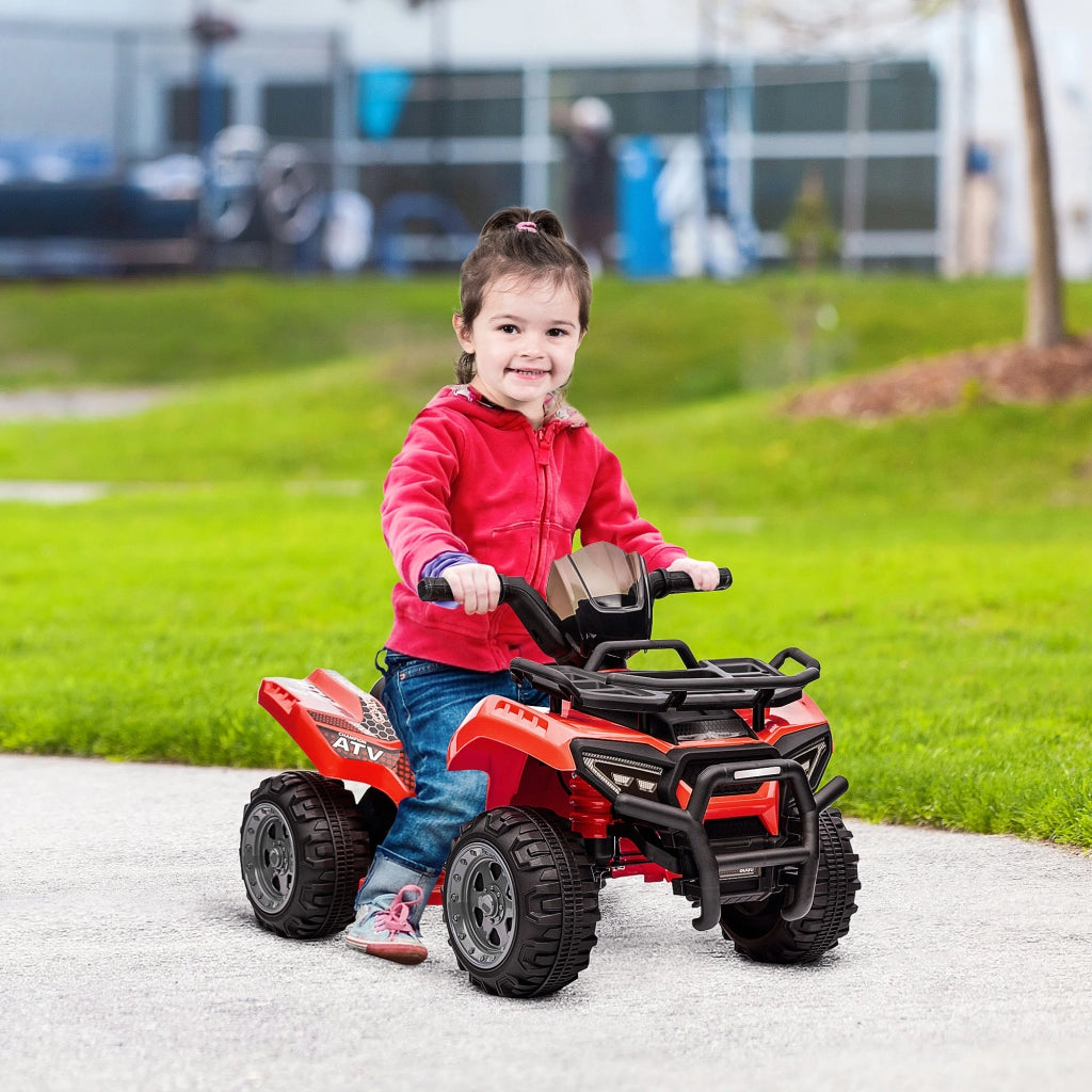 Quad Elettrico Bambini 6V ¨C Minimal ¨C Rosso 70x42x45cm