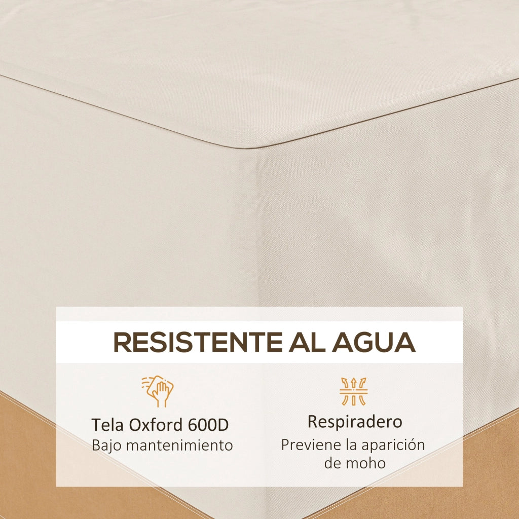 Copertura Protettiva per Mobili da Giardino ¨C Minimal ¨C Beige 275x208x78