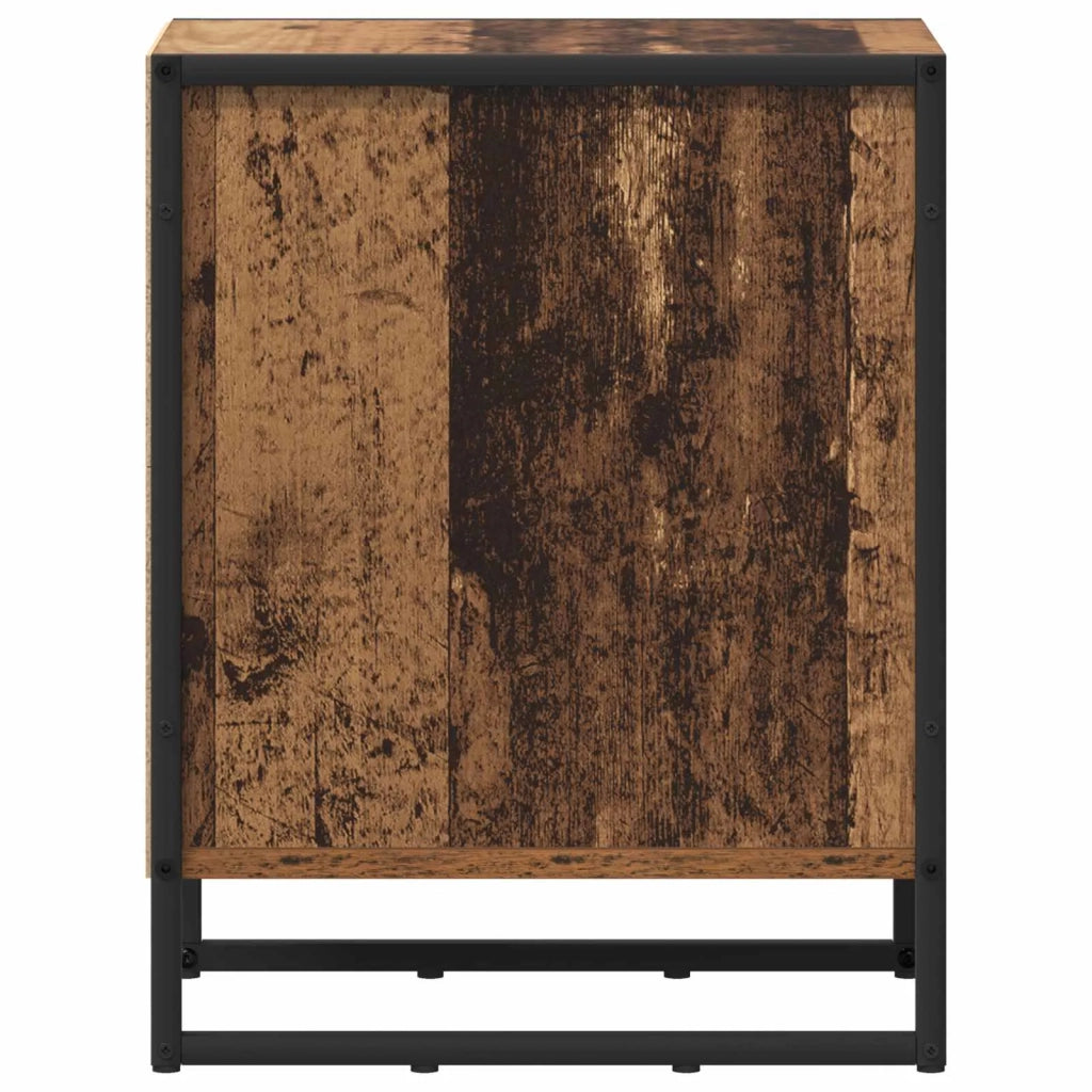 Comodino 2 pcs Legno vecchio 39.5 x 30 x 50 cm 886639