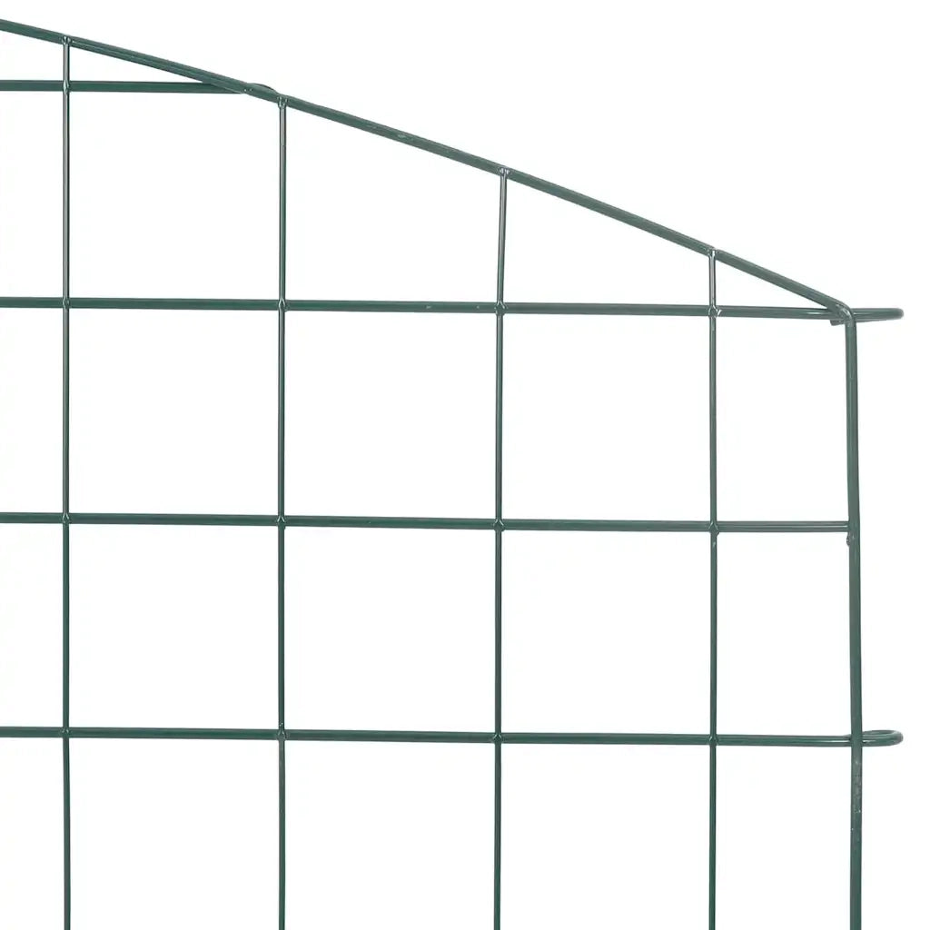 Set di Recinzione per Stagno 5 pcs Verde 100 x 50 cm Acciaio 42017313