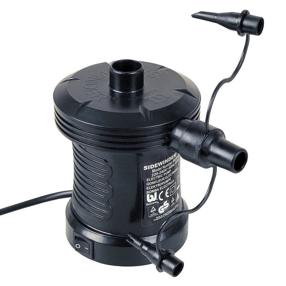 Trade Shop - Pompa Di Gonfiaggio Sidewinder Gonfiatore Elettrico 220v Piscina Adattatori 62139 -