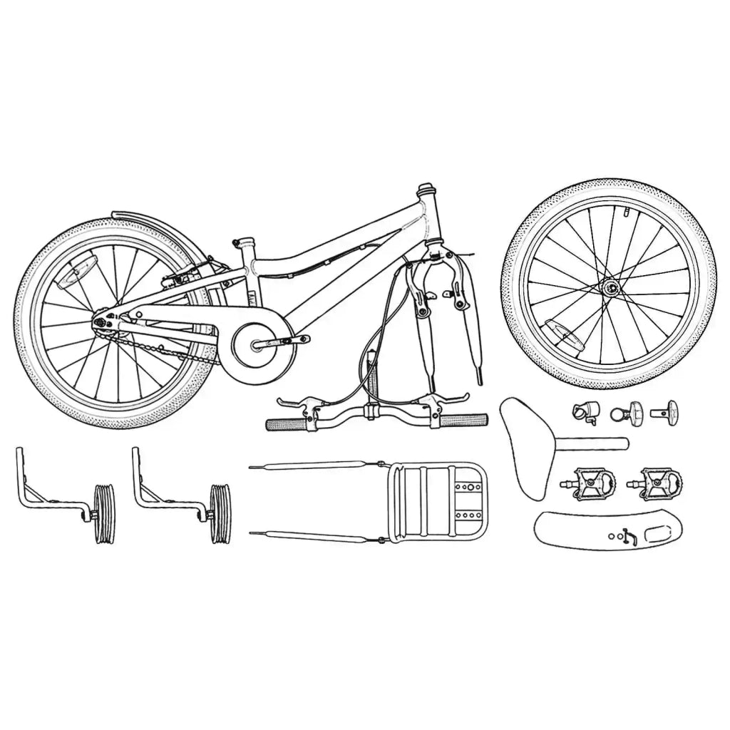 Bicicletta per Bambini | Bici per bambini 12 Pollici per bambini di 2-4 anni