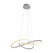 Lampada a sospensione nastro bianca LED 40W Italux Consa