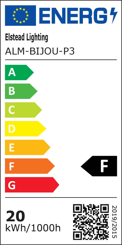 Sospensione LED 20W Alora Mood Bijou opale bianco/nero