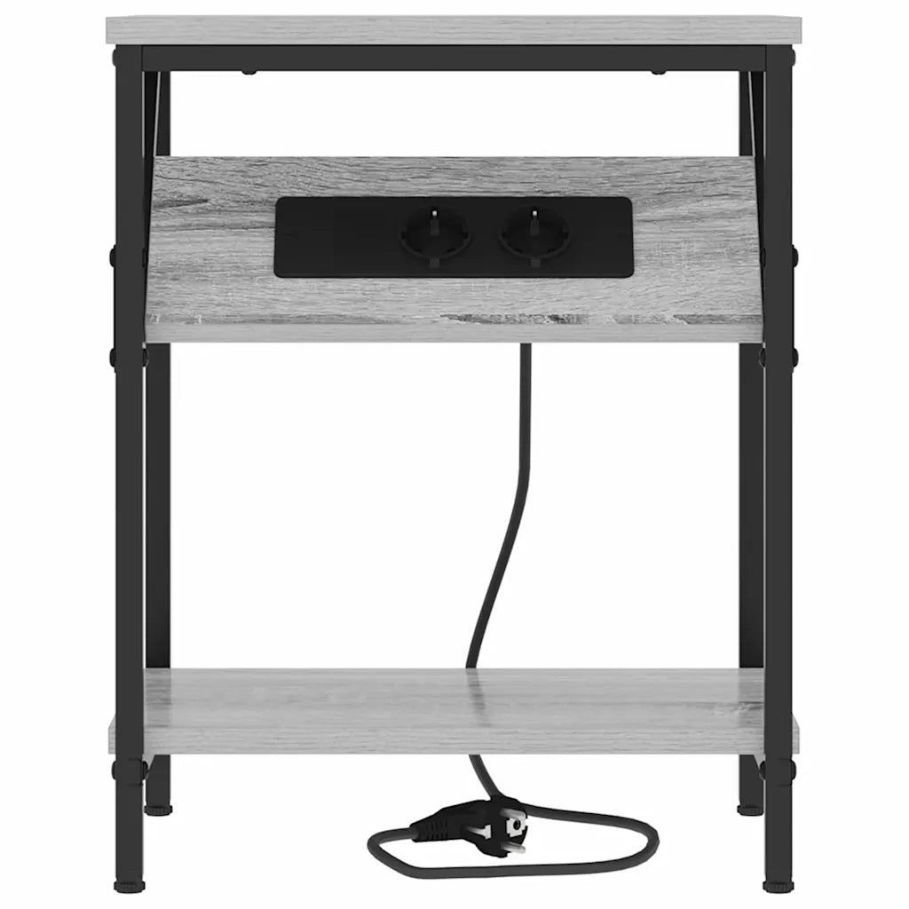 Armadio da Notte Grigio Sonoma 38 x 30 x 48 cm 859586