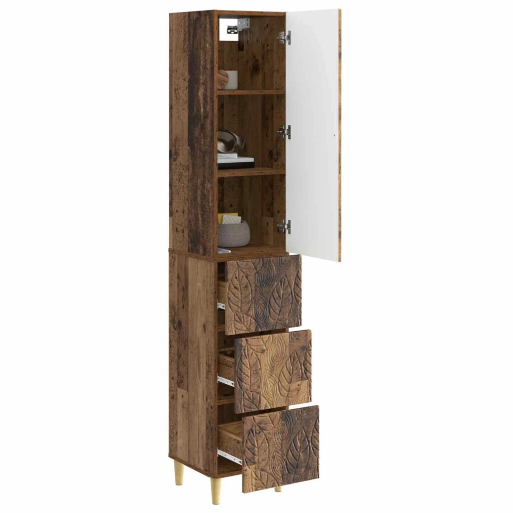 Set di armadi 2 pcs Legno antico 33 x 34,5 x 90 cm 3416734