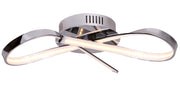 Plafoniera LED Infinity cromata 14W Maxlight C0099