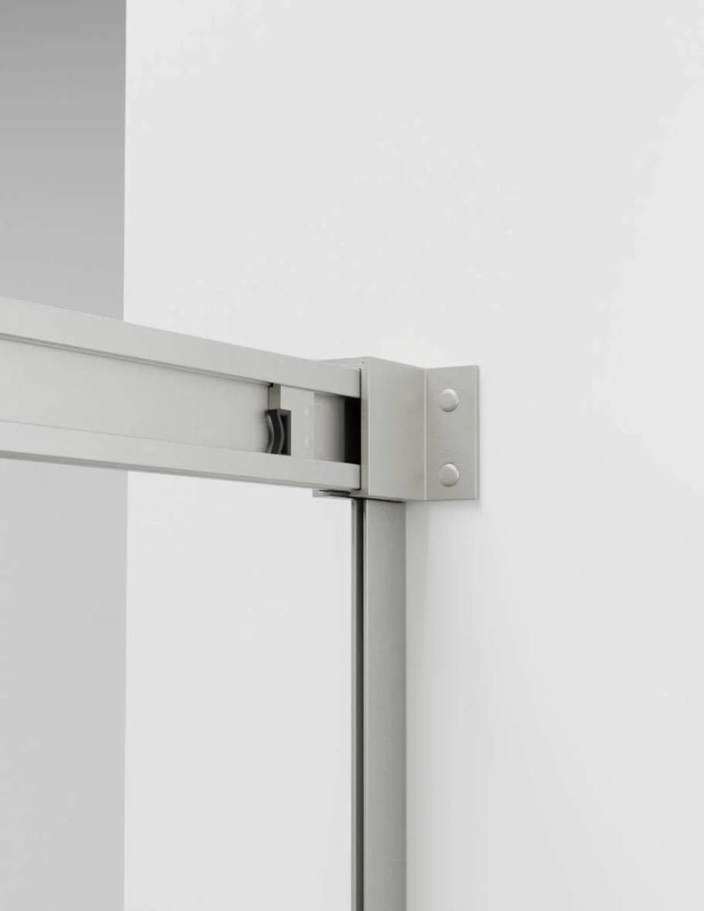 Box doccia ingresso angolare 2+2 THALASSA (BASIC) 120x75 cm Nichel vetro trasparente