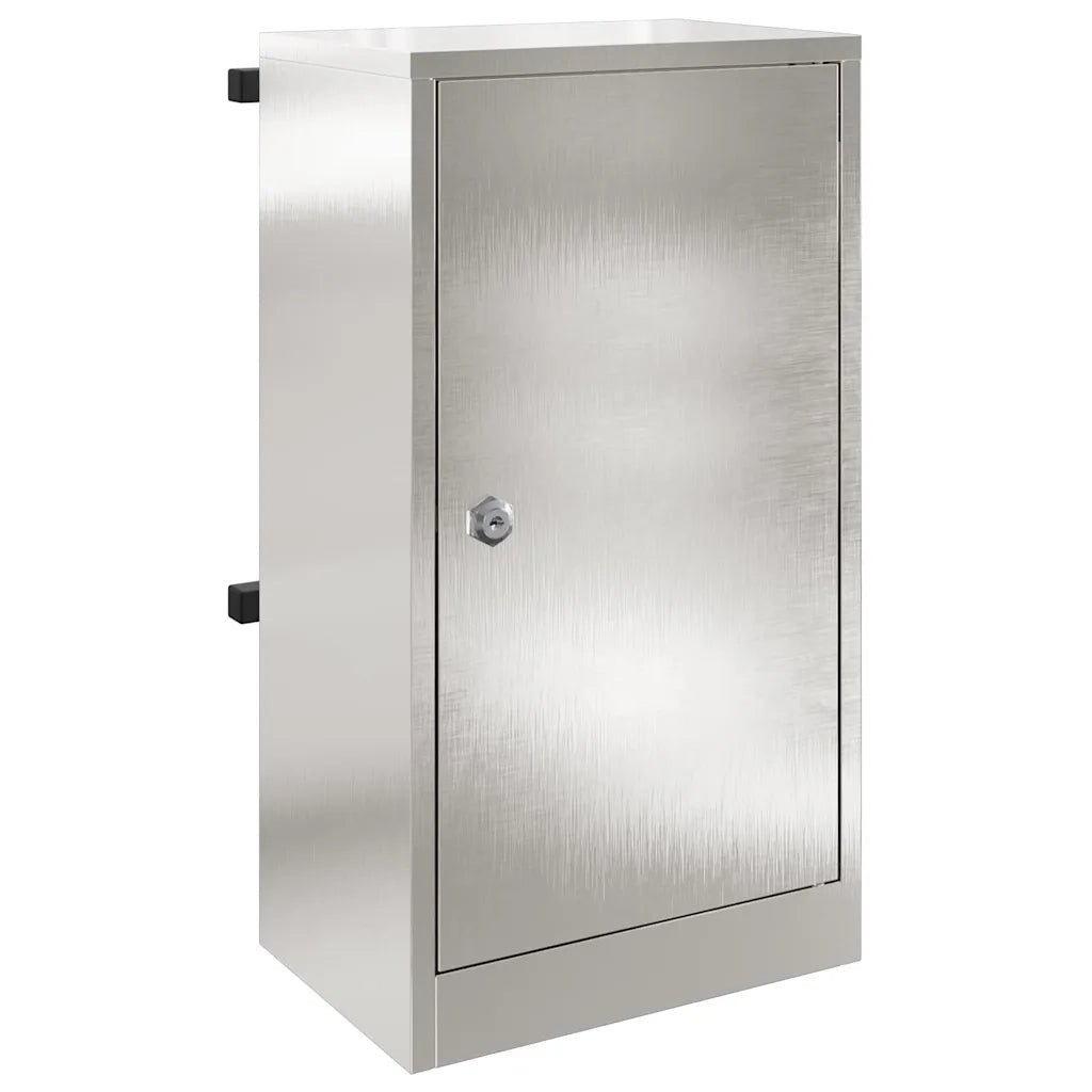 cassetta postalepastkastei con porta Argento 30 x 20 x 55 cm 874951